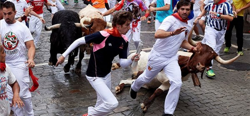 Megvolt a bikafuttatás, idén 28 sérülttel "büszkélkedhet" Pamplona