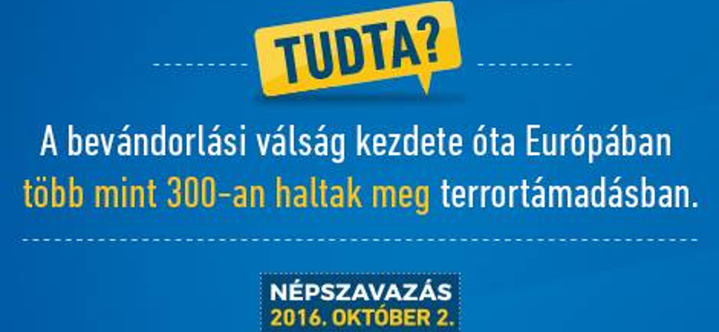 Bedobják a terrortámadás-kártyát a kormány plakátkampányában – fotó