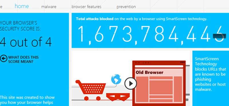 Az Internet Explorer a legbiztonságosabb, a Microsoft saját mérése szerint?