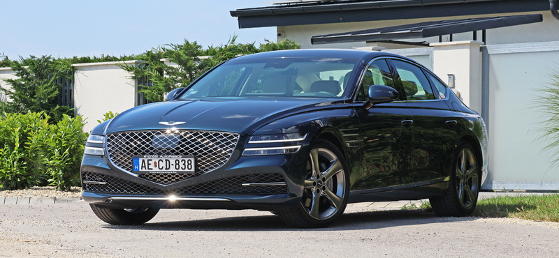 A koreai 5-ös BMW, a Hyundai E-osztálya: teszten az utánafordulós Genesis G80