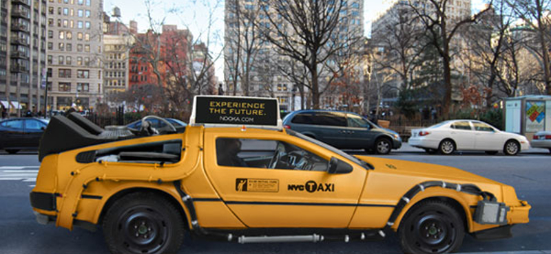 Fotó: Időgéppel szállítanák a New York-i taxis utasokat