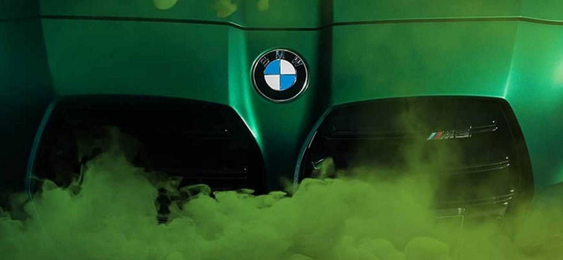 Füstös kedvcsináló képeken a szerdán debütáló új BMW M3 és M4