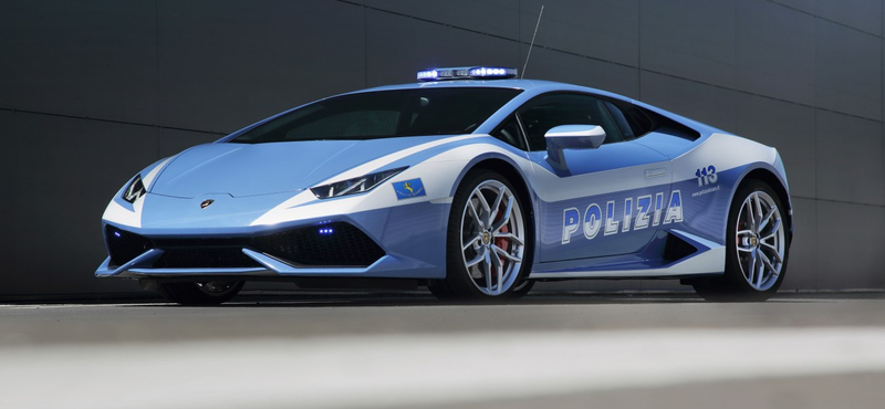 A rendőrség is frissítette Lamborghinijét miután a megjelent a Huracan