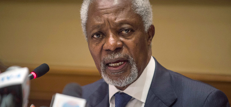 Meghalt Kofi Annan