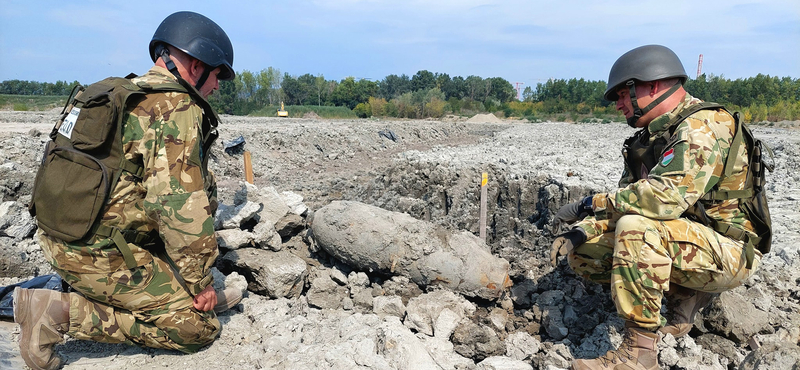 120 kilós légibombát találtak Csepelen