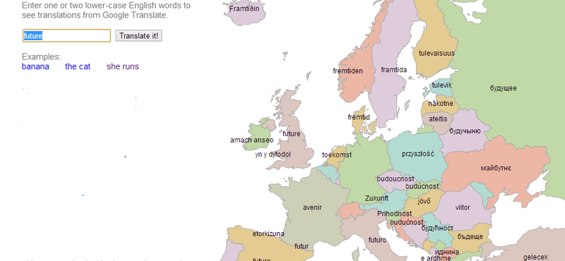 Érdemes megnézni: interaktív európai szófordító térkép