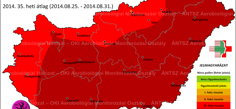 Riasztást adtak ki, de nem az időjárás miatt – térkép