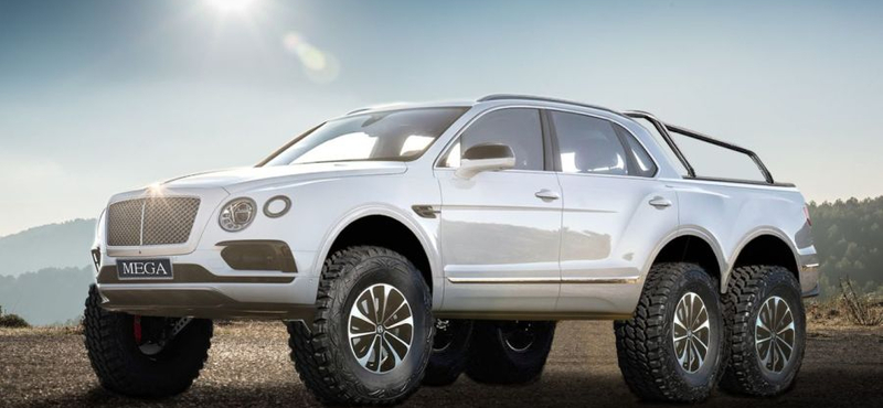 Ez aztán egy igazi luxus rettenet: Bentley Bentayga 6X6