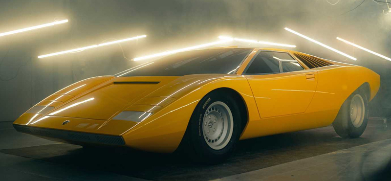 25 ezer munkaórával támasztották fel az első Lamborghini Countach-t