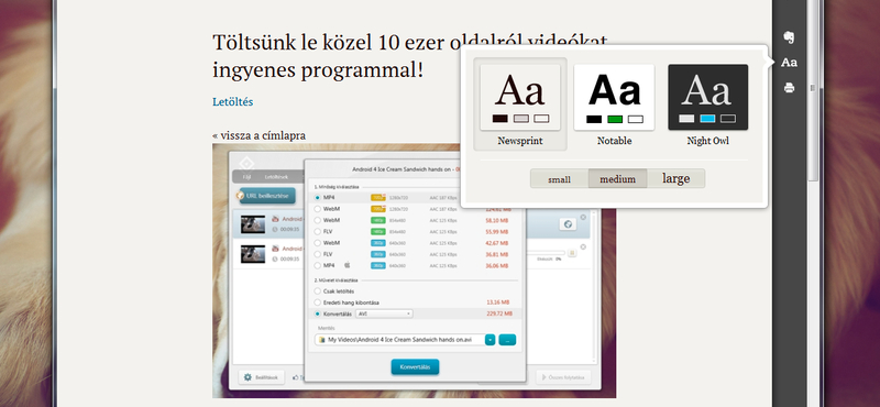 Itt az Evernote Clearly: olvassunk kényelmesen online anyagokat [videó]