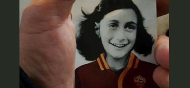 Antiszemita akcióhoz használták Anne Frank képét a Lazio ultrái