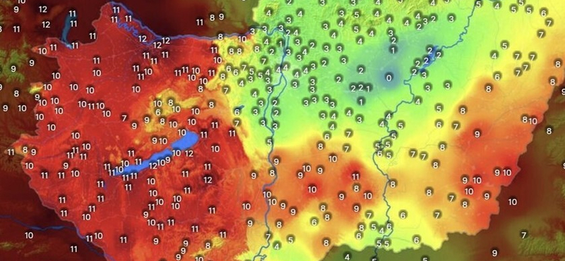 Szeszélyes november: 12 Celsius-fokos különbség alakult ki szombaton Magyarországon