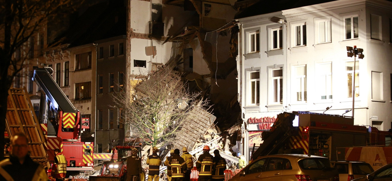 Óriási robbanás döntött romba három társasházat Antwerpenben