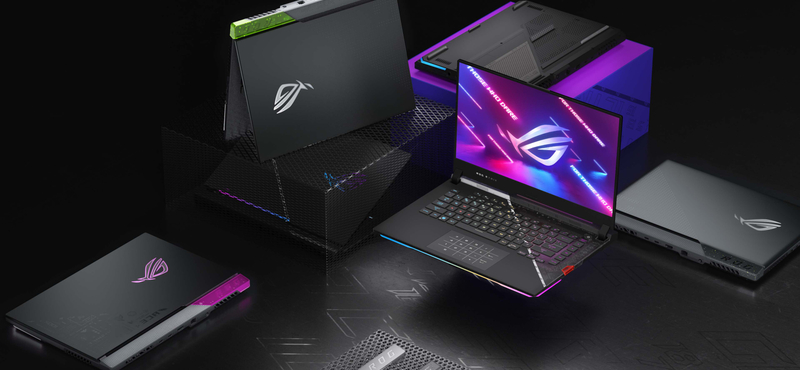 Core i9, RTX 3080 Ti: erős gamer laptopokat villantott az Asus