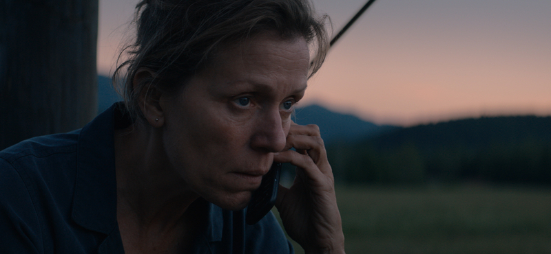 Frances McDormand elképesztőt nyújt – egy kis bizonyíték a Golde Globe-on taroló filmből