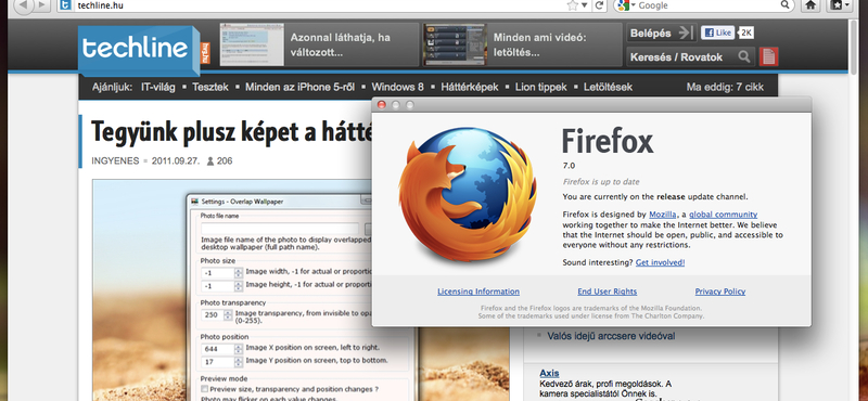 Letölthető a Firefox 7.0 végleges változata