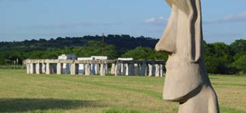 Íme, a texasi Stonehenge!