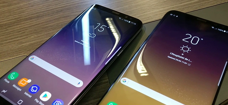 Két videót is mutatunk a Samsung Galaxy S8-ról