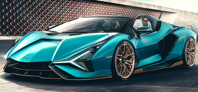 Leleplezték a hibrid Lamborghini hiperautó nyitott tetős változatát