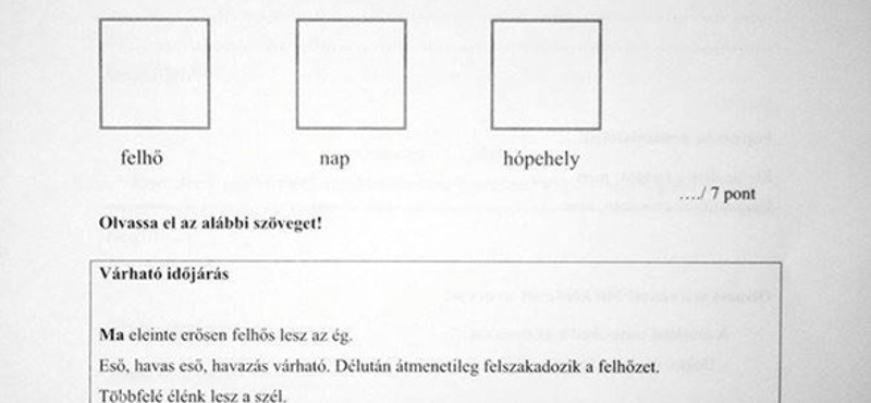 Fotó: döbbenetes tesztet kell kitölteniük a közmunkásoknak