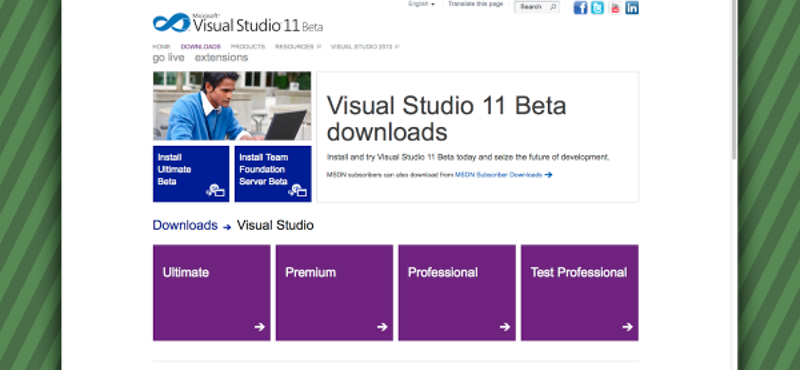 Letölthető a Microsoft Visual Studio 11 bétája!