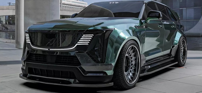 Észvesztő tuningot kapott a 4 tonnás Cadillac luxusterepjáró