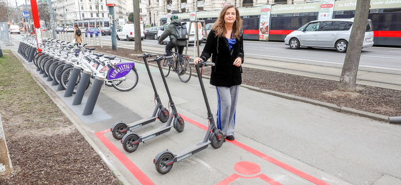 No-go zónák lesznek az elektromos rollereknek Bécsben, ahol automatikusan leállnak