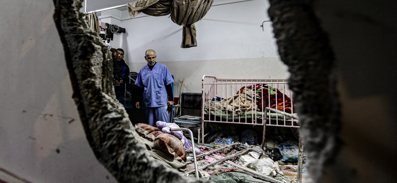 Behatolt az izraeli haderő egy gázai kórházba, amely alatt a Hamász főhadiszállása lehet