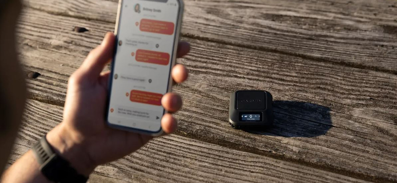A Garmin csinált egy kütyüt, amivel bárhonnan lehet vészjelzést, és üzenetet küldeni, akkor is, ha nincs térerő