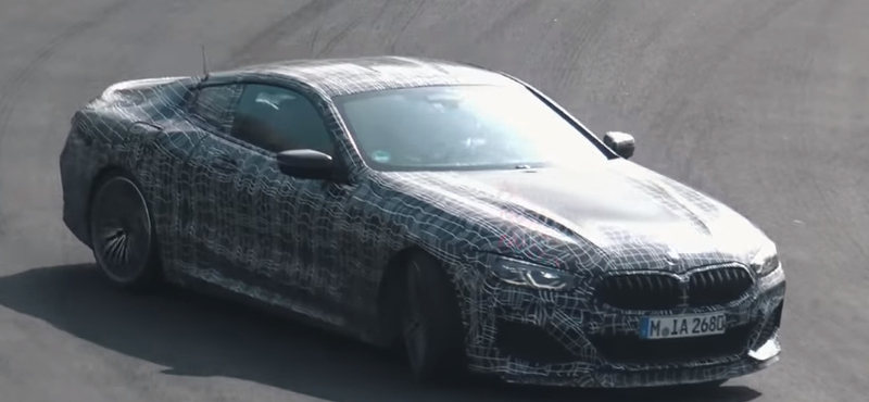 Kémvideó: Gyönyörűen keresztbe lehet tenni a vadonatúj BMW M850i-t