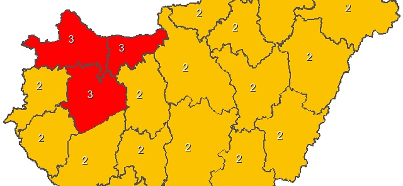 Durvul a hőség, itt a vörös figyelmeztetés – térkép