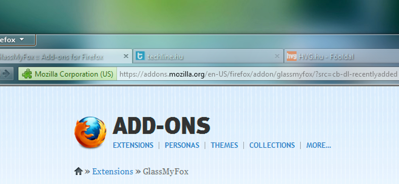 Így tehetjük áttetszővé a Firefoxot!