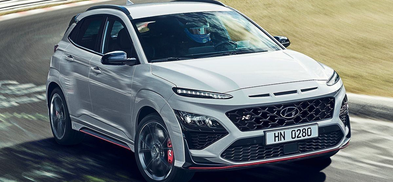 Itt a Hyundai első sportos SUV-ja a 280 lóerős Kona N 