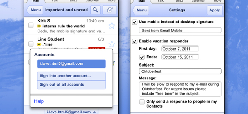 Megújult a Gmail mobilra optimalizált webes felülete