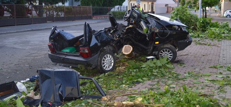 Borzalmas balesetet okozott Sarkadon egy ittas sofőr - videó