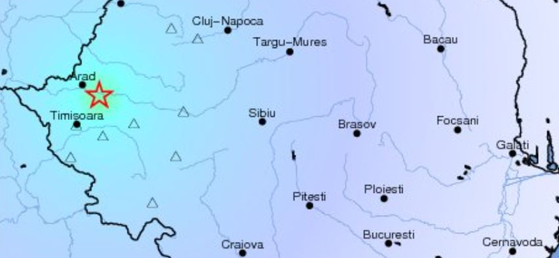 Közepes erősségű földrengés volt a román-magyar határ közelében