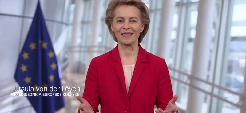 Von der Leyen is beszállt a horvát kampányba, megsértve az EB magatartási kódexét