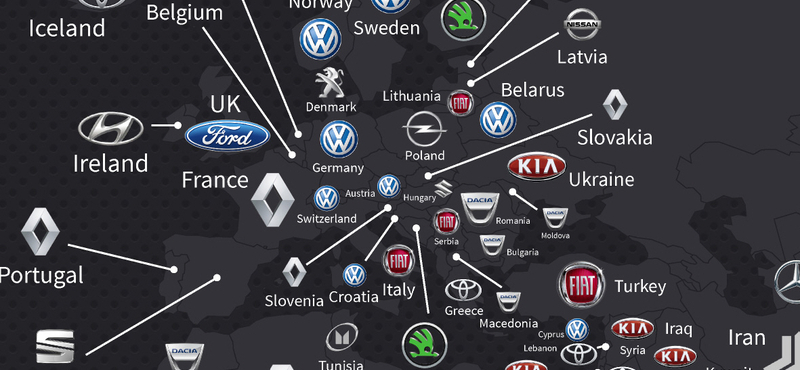 Tolatóradar: Ez Magyarország legnépszerűbb autómárkája – önnek is ilyen van?
