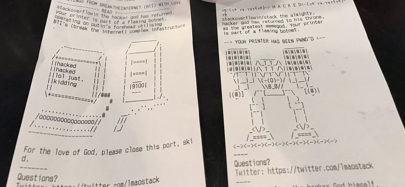 Valami furcsát adott ki a nyomtatója? Nincs egyedül, 150 ezer gép bokrosodott meg