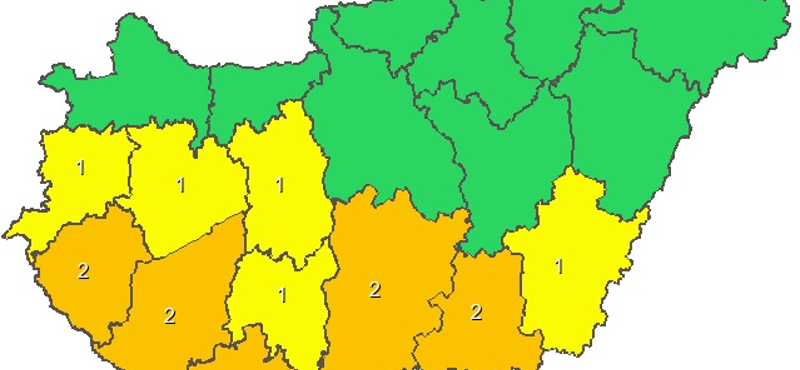 Figyelmeztetést adtak ki, hófúvás, ónos eső jöhet – térkép