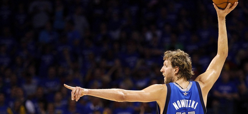 Nowitzki ezredik meccsén 20 pontot dobott