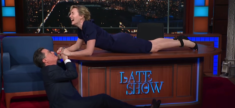 Kate Winslet megmutatta, hogyan fért volna fel Jack az ajtóra a Titanicban