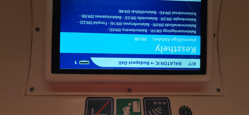 VEKE: Alighanem denevéreknek tervezték a MÁV járatain a kijelzőket