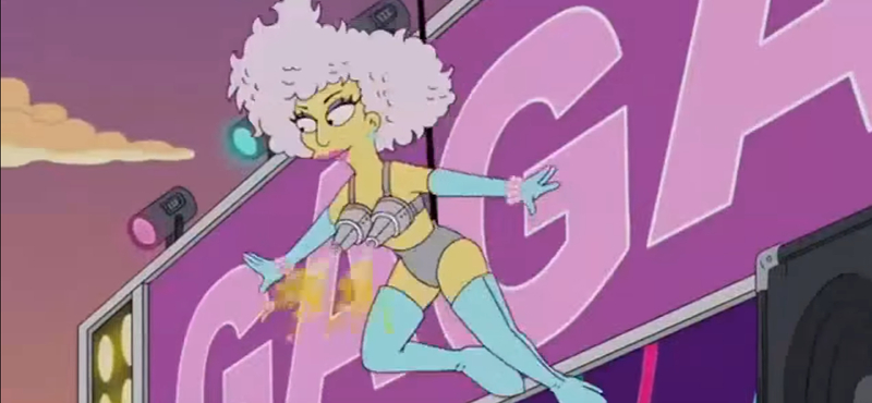 Őrület: a Simpsonsban Lady Gaga show-ját is előre megjósolták