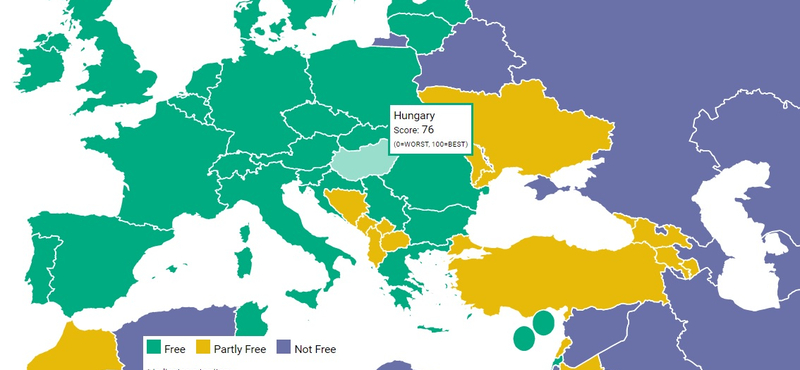 Esett a magyar szabadságindex, Orbán példáját ragadósnak tartják