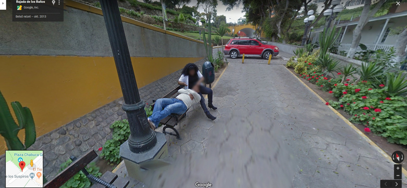 A Google Street View-t böngészve fedezte fel a férj, hogy felesége megcsalja