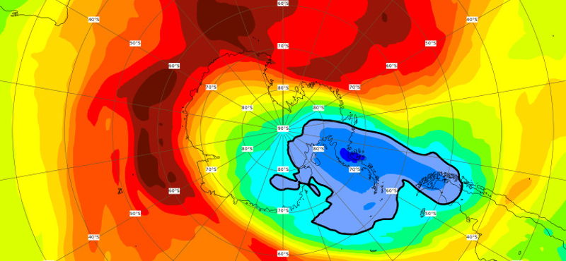 Jó hír, hogy hosszú idő után kisebb lesz az ózonlyuk