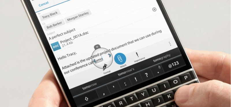 Ilyen telefont még nem látott: végre tényleg érdekes mobillal jön ki a BlackBerry