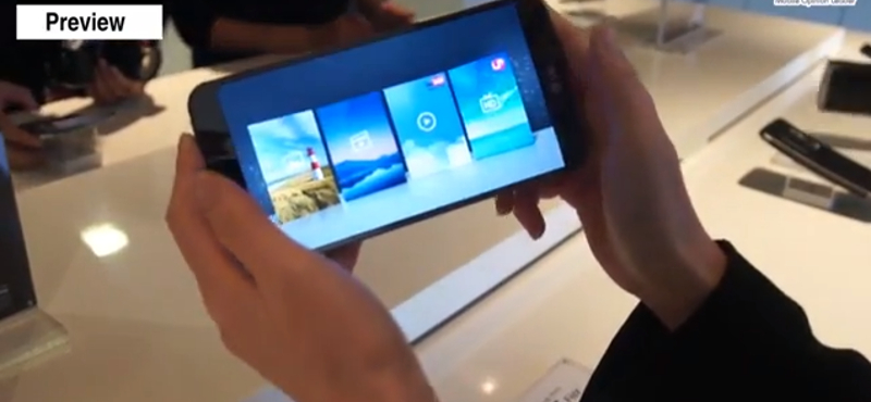 LG G Flex-videó: ezt még az LG G2 sem tudja