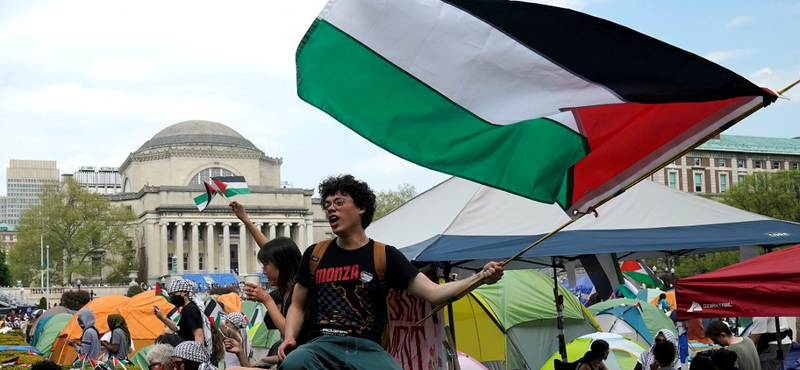 Lejárt a határidő, felfüggesztik a Columbia Egyetemen tüntető diákokat